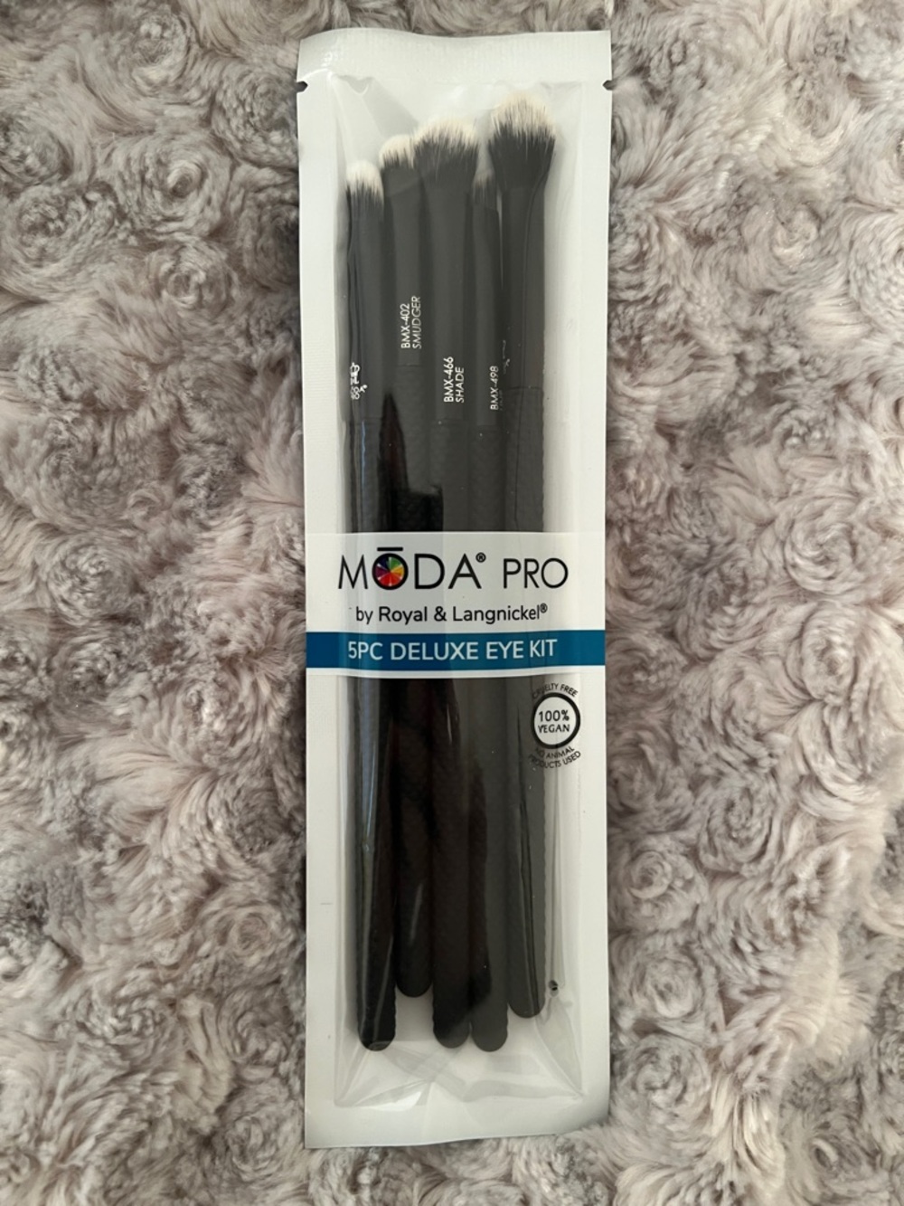 La Moda Pro 5PC Deluxe Eye Brush Kit NWT